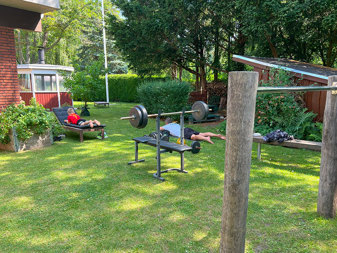 Udendørs træning på Veteranhjem København